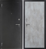 Дверь стальная Аргус Гладкая (Стандарт) Цемент Светлый