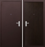 Дверь стальная Аргус Гладкая (Эконом-1) Дуб Беловежский