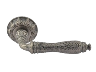 Ручка дверная Грасиоза (застар.серебро)