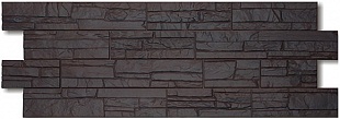 Фасадная панель Stein Тёмный орех 1196*426 мм