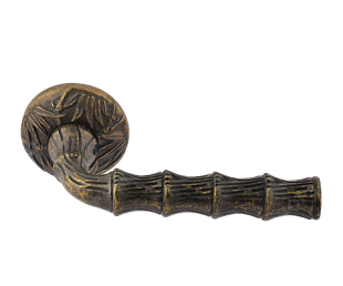 Ручка дверная Пальма (застар.бронза)