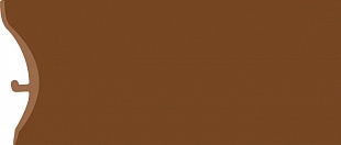 Каннелюрный плинтус Rico Cannelure (коричневый)